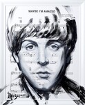 Ruby Mazur Ruby Mazur Maybe I’m Amazed (Paul McCartney) (Lyrics) (Original) (Framed)